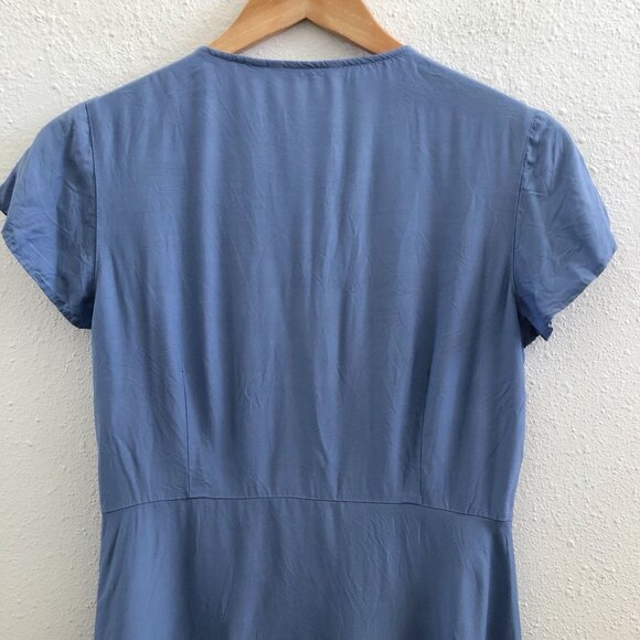 UNIQLO V-Neck Short-sleeve Flare Dress Size Small - Picture 4 of 11